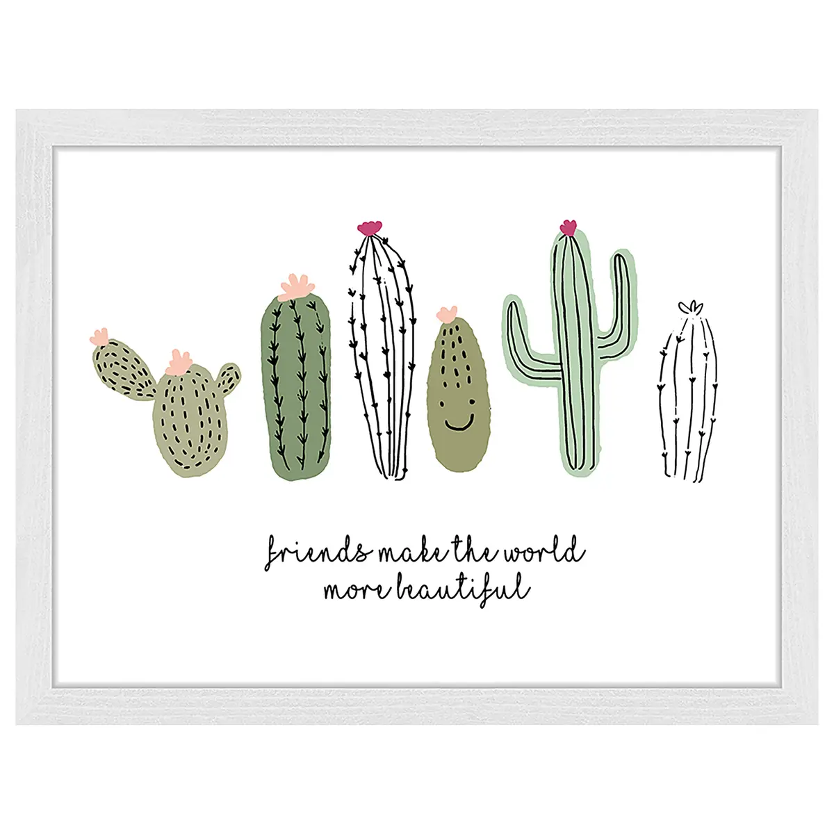 Bild Cactus Friends | Mehrfarbig