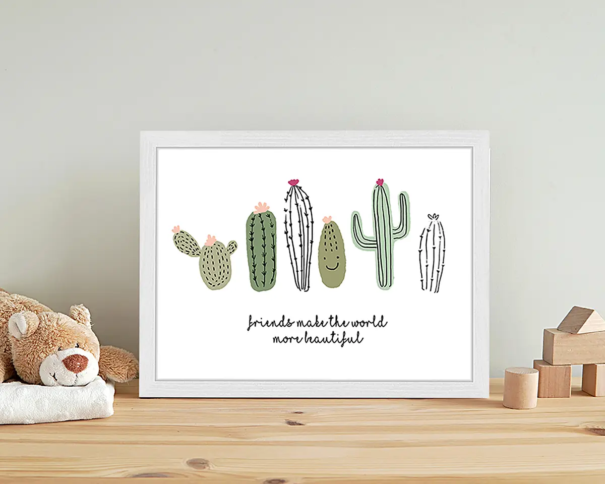 Bild Cactus Friends | Mehrfarbig