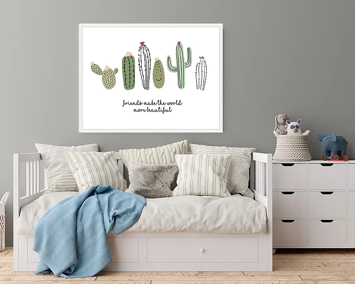Bild Cactus Friends | Mehrfarbig
