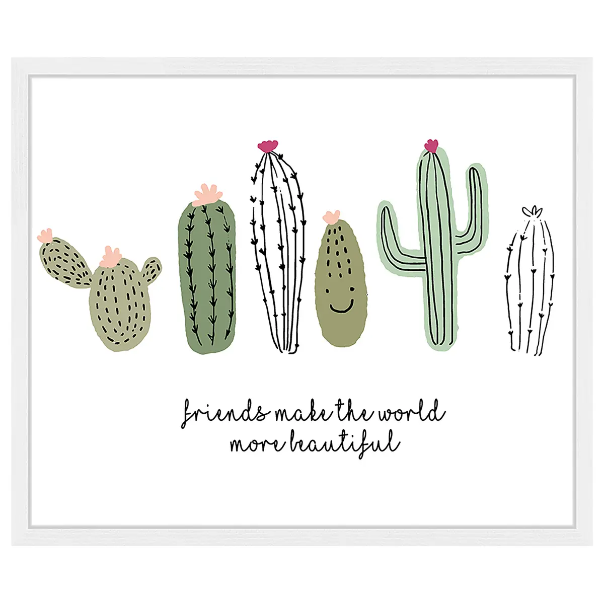 Bild Cactus Friends | Mehrfarbig