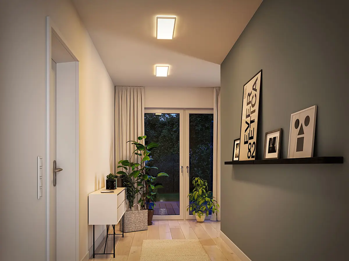 Paulmann LED-Deckenleuchte Atria Shine Panel | Weiß