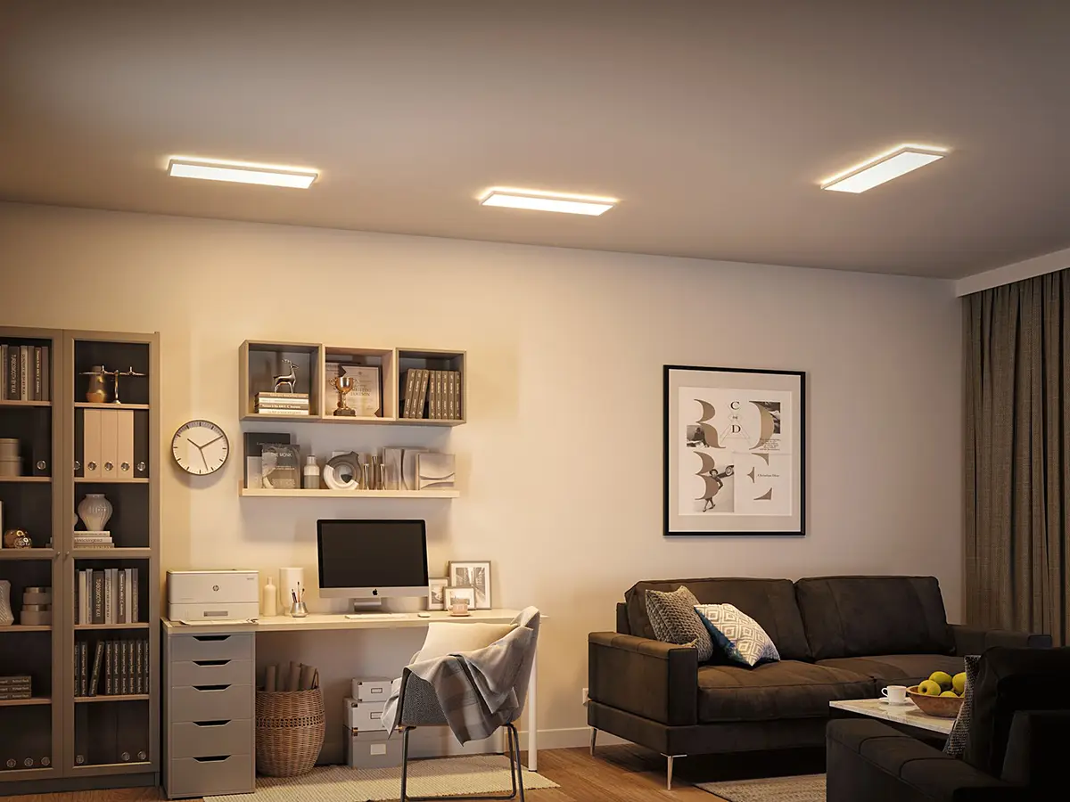 Paulmann LED-Deckenleuchte Atria Shine Panel | Weiß