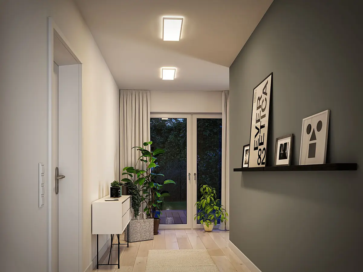 Paulmann LED-Deckenleuchte Atria Shine Panel | Weiß