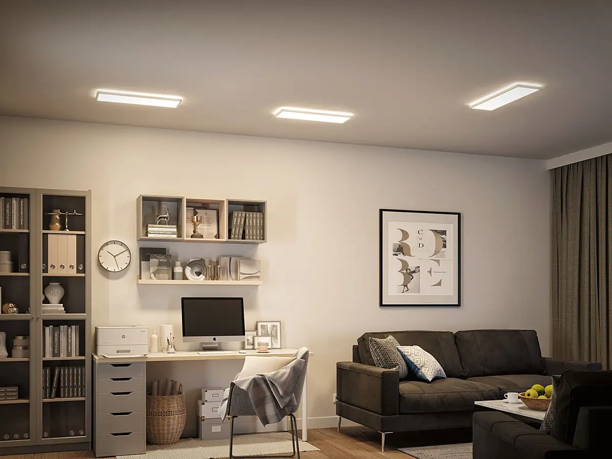 Paulmann LED-Deckenleuchte Atria Shine Panel | Weiß