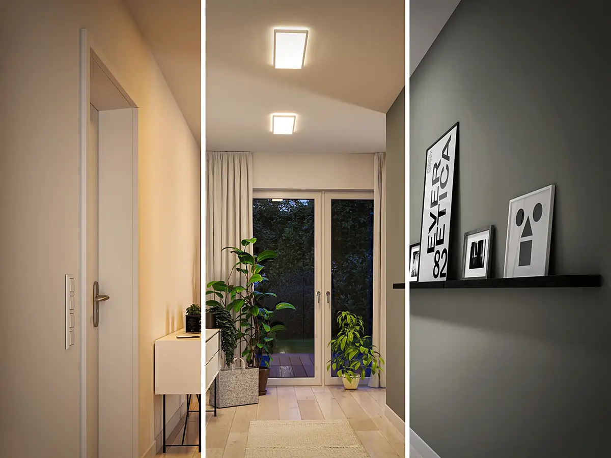 Paulmann LED-Deckenleuchte Atria Shine Panel | Weiß