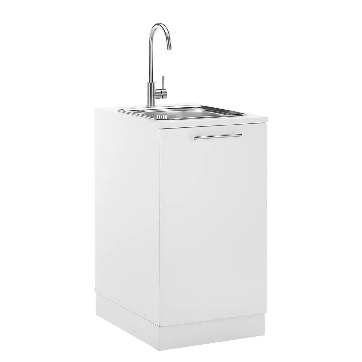 Laundreezy Spülenschrank ohne Spüle | Weiß