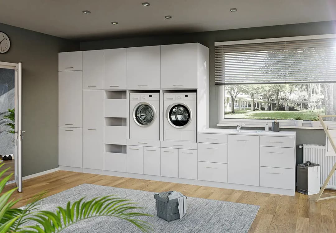 Laundreezy Spülenschrank ohne Spüle | Weiß