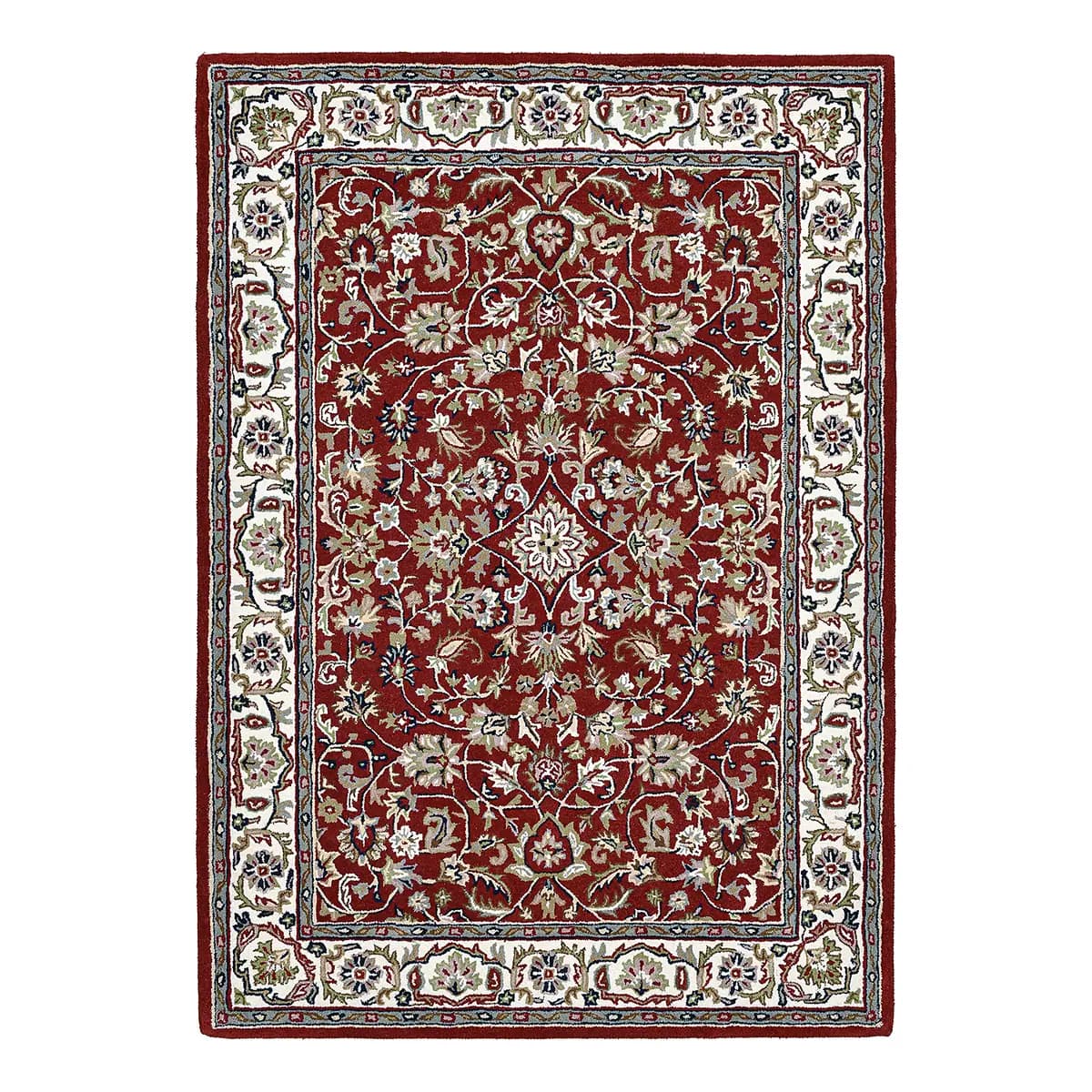Wollteppich Royal Orient Isfahan Rot/Rot 40 x 60cm Wolle | Rot