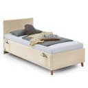 meise.möbel Polsterbett 140 x 200cm mit Lattenrost Beige | Beige