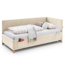Kojenbett 90 x 200cm mit Lattenrost Beige | Beige