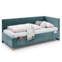 Kojenbett 140 x 200cm mit Lattenrost Blau | Blau