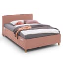 Polsterbett 120 x 200cm mit Lattenrost Pink | Pink