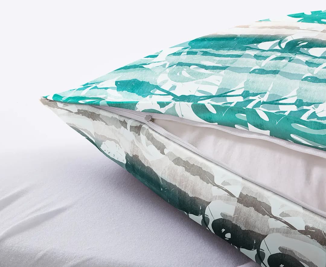 Mako-Satin Bettwäsche Jill | Blau