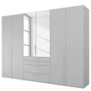 rauch Orange Drehtürenschrank Purisma Spiegel Typ B 301cm | Grau