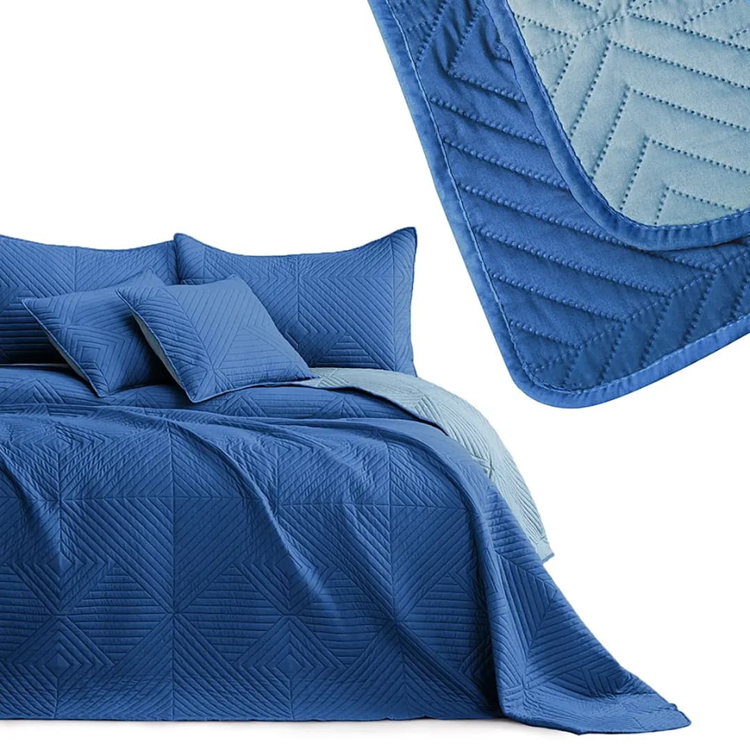 Tagesdecke Lofta 260 x 280cm Blau | Blau