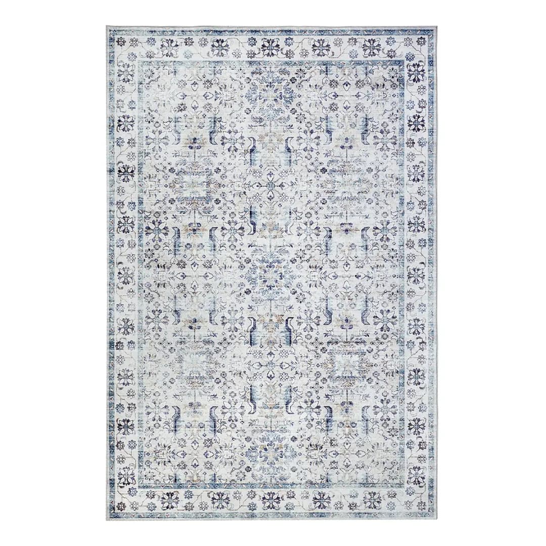 Kurzflorteppich Saveh | Blau