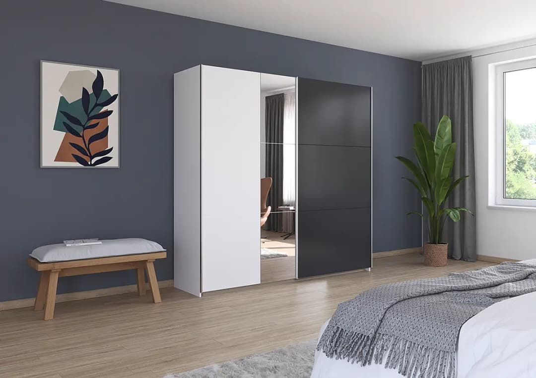 rauch Blue Schlafzimmerset 2-teilig Schweber 160 x 200cm | Weiß