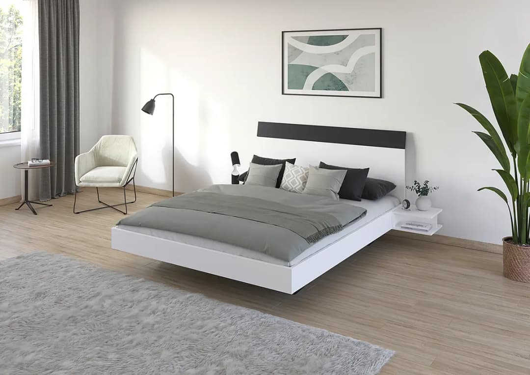 rauch Blue Schlafzimmerset 2-teilig Schweber 160 x 200cm | Weiß