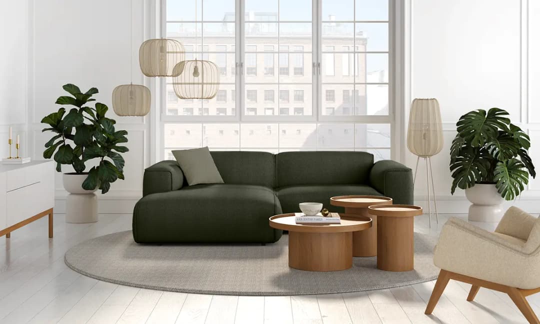 Ecksofa Saia | Grau