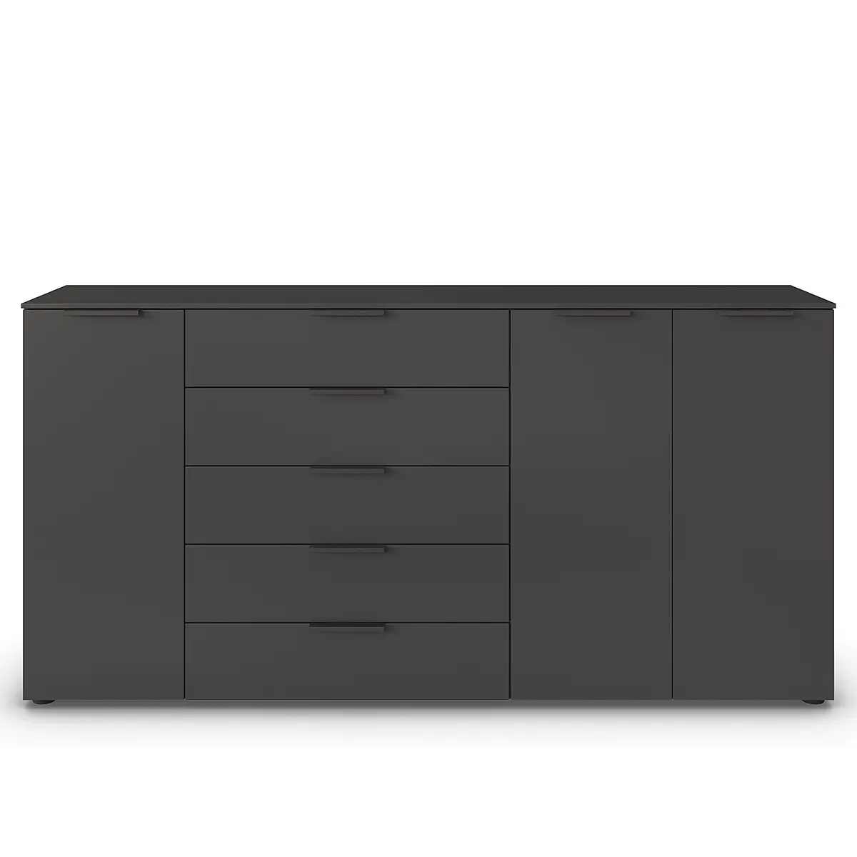 Sideboard Flipp 200cm Grau/Graphit | Grau