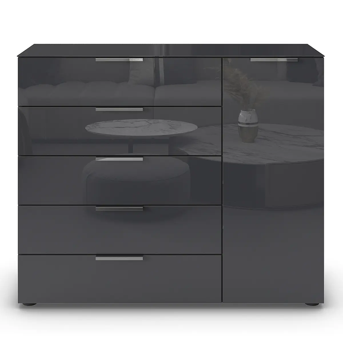 rauch Orange Kommode Flipp | Grau