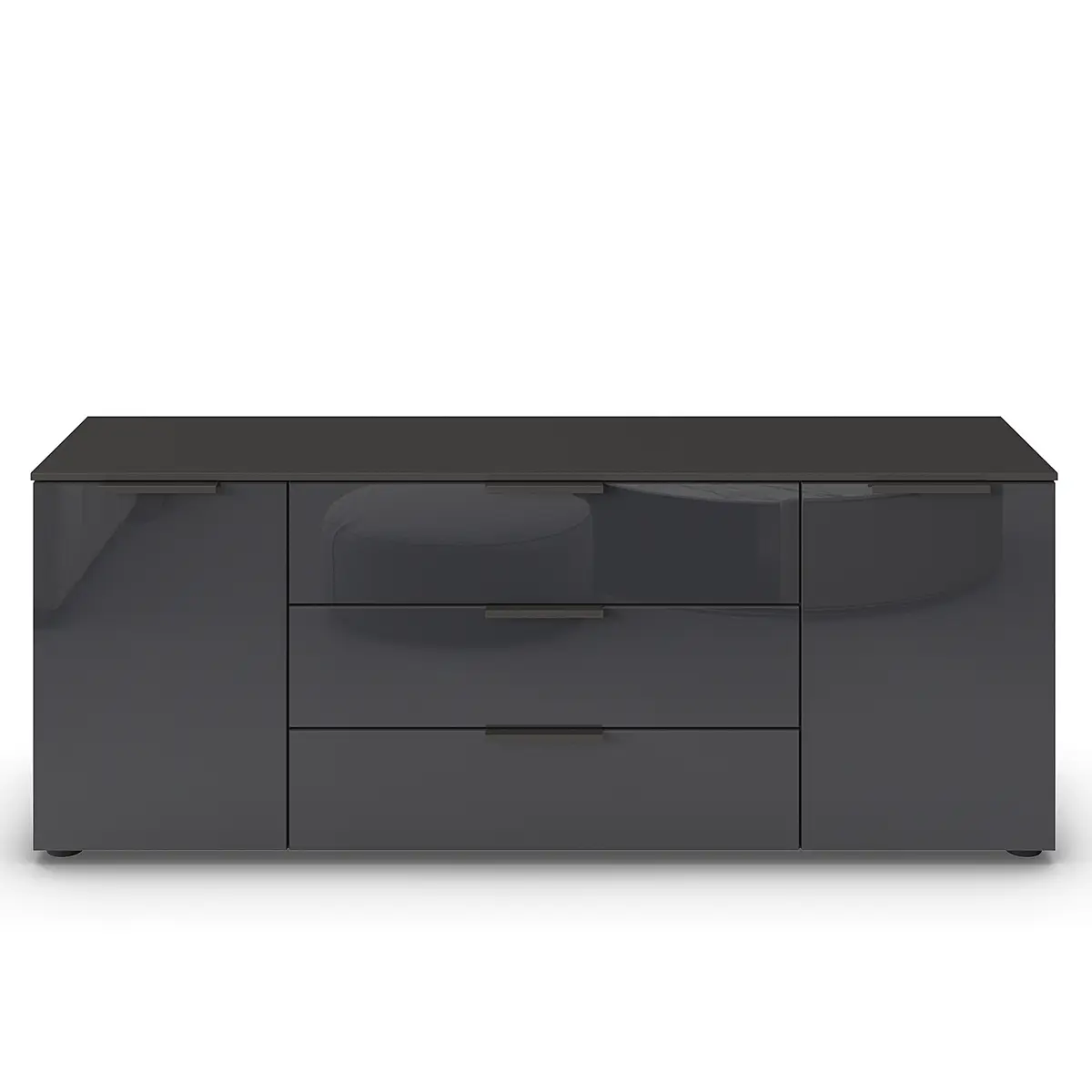 rauch Orange TV-Lowboard Flipp Glas Typ A | Grau