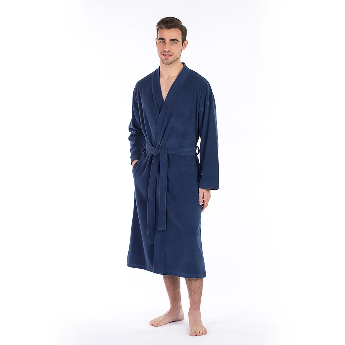Herrenbademantel | Blau