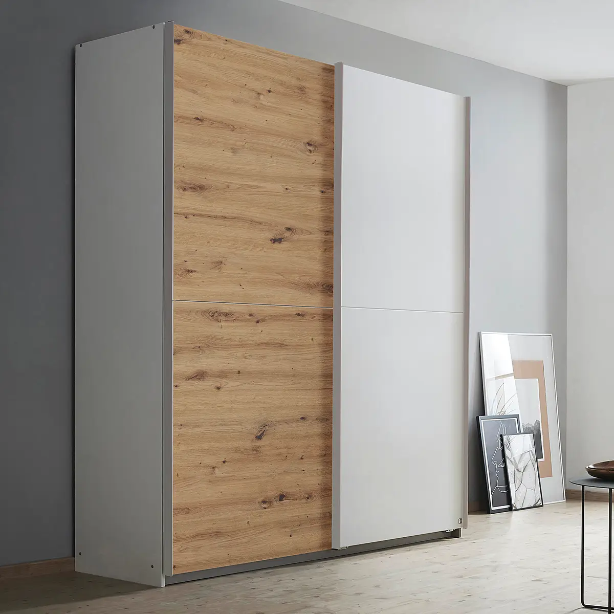 rauch Blue Schwebetürenschrank Saturn Classic | Holztöne