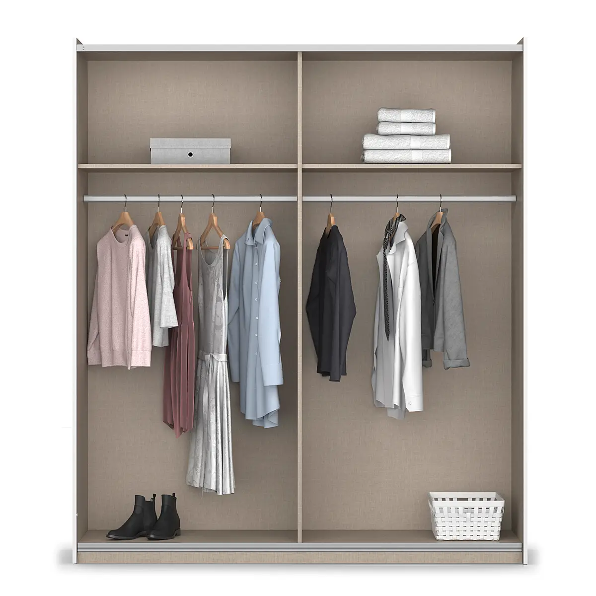rauch Blue Schwebetürenschrank Saturn Classic | Holztöne