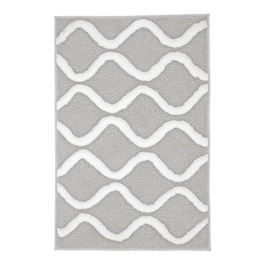 Kleine Wolke Badteppich Piana | Grau