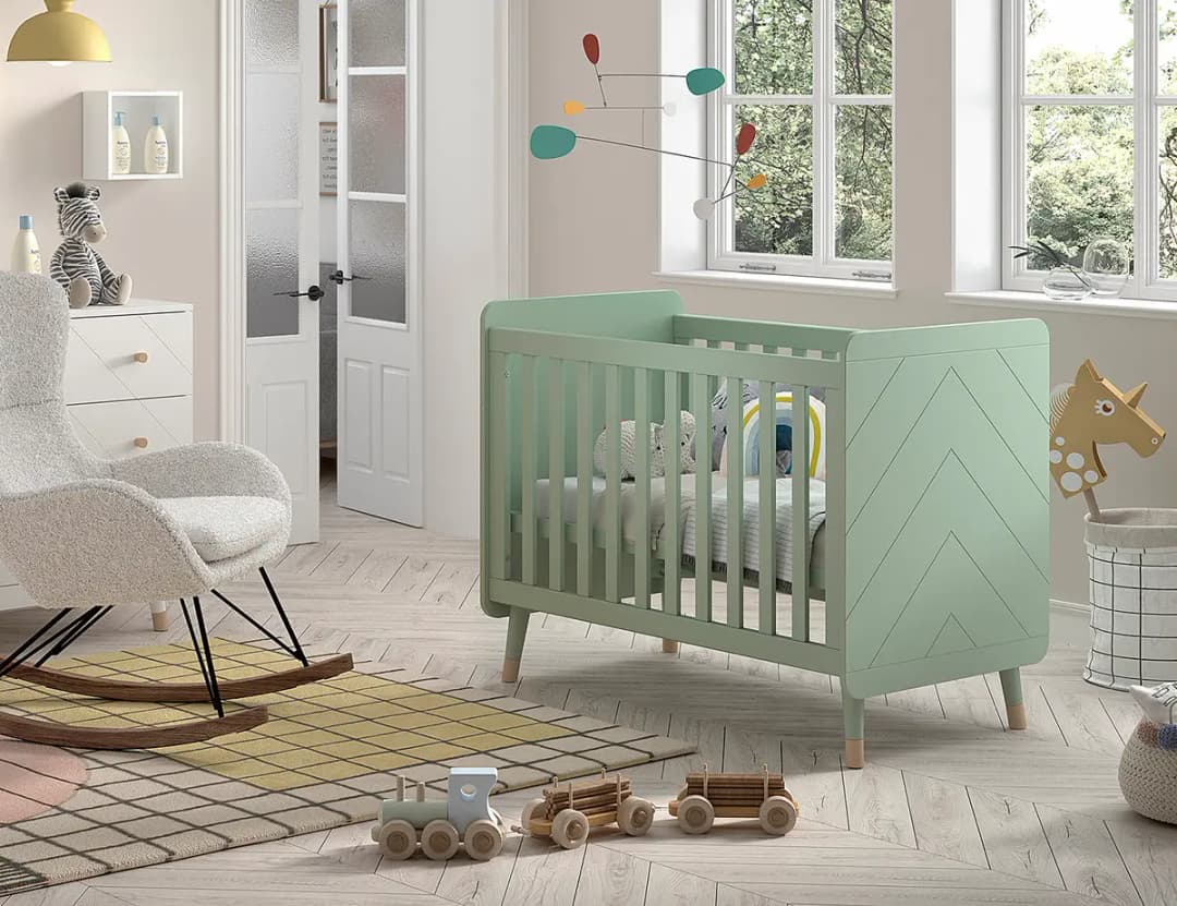 Vipack Babybett Billy Grün/Mintgrün | Grün