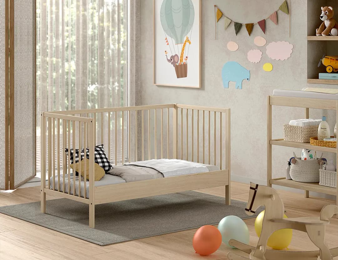 Vipack Kombibett Dino 70 x 140cm | Holztöne