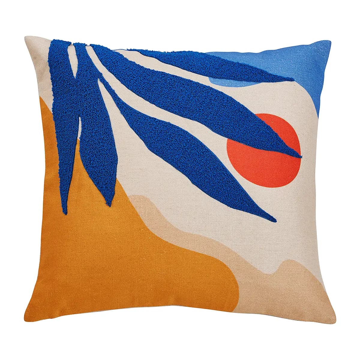 Kissenbezug Sealife Typ B Multicolor/Weiß/Blau/Gelb | Mehrfarbig
