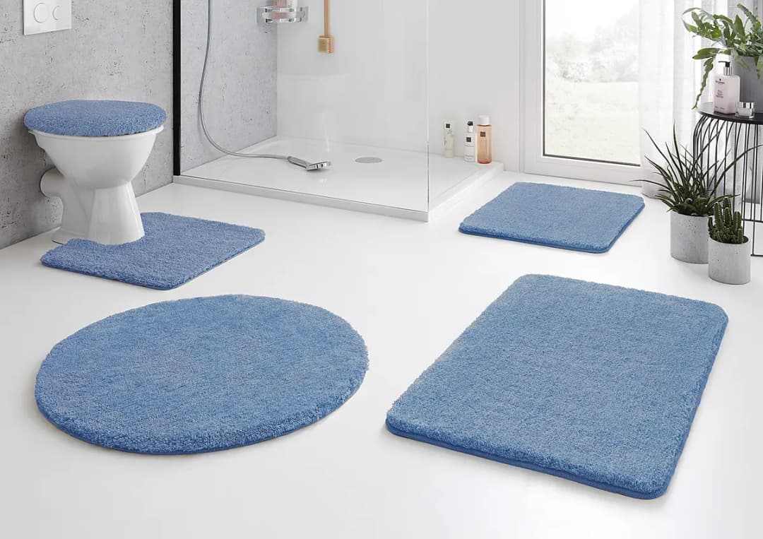 Badteppich Relax 60 x 100cm Blau/Azur | Blau