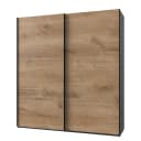 Schwebetürenschrank Level36 216 cm Typ B 200cm | Holztöne