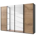 Schwebetürenschrank Level36 236 cm Typ C | Holztöne