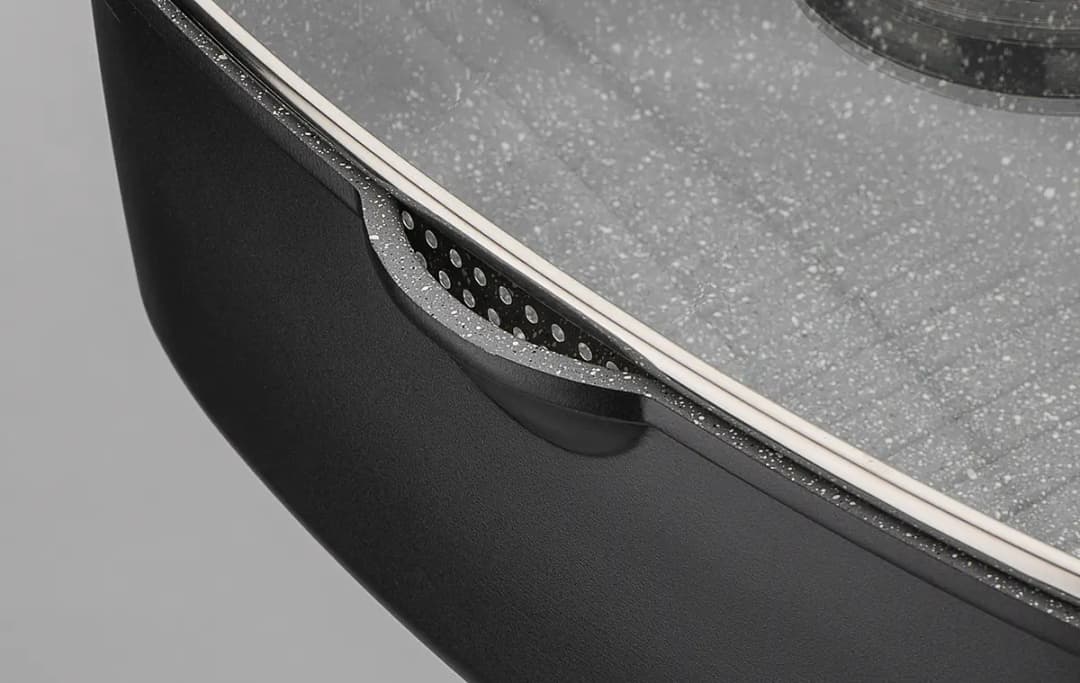 GSW Bräter 33 x 28cm Grau | Grau