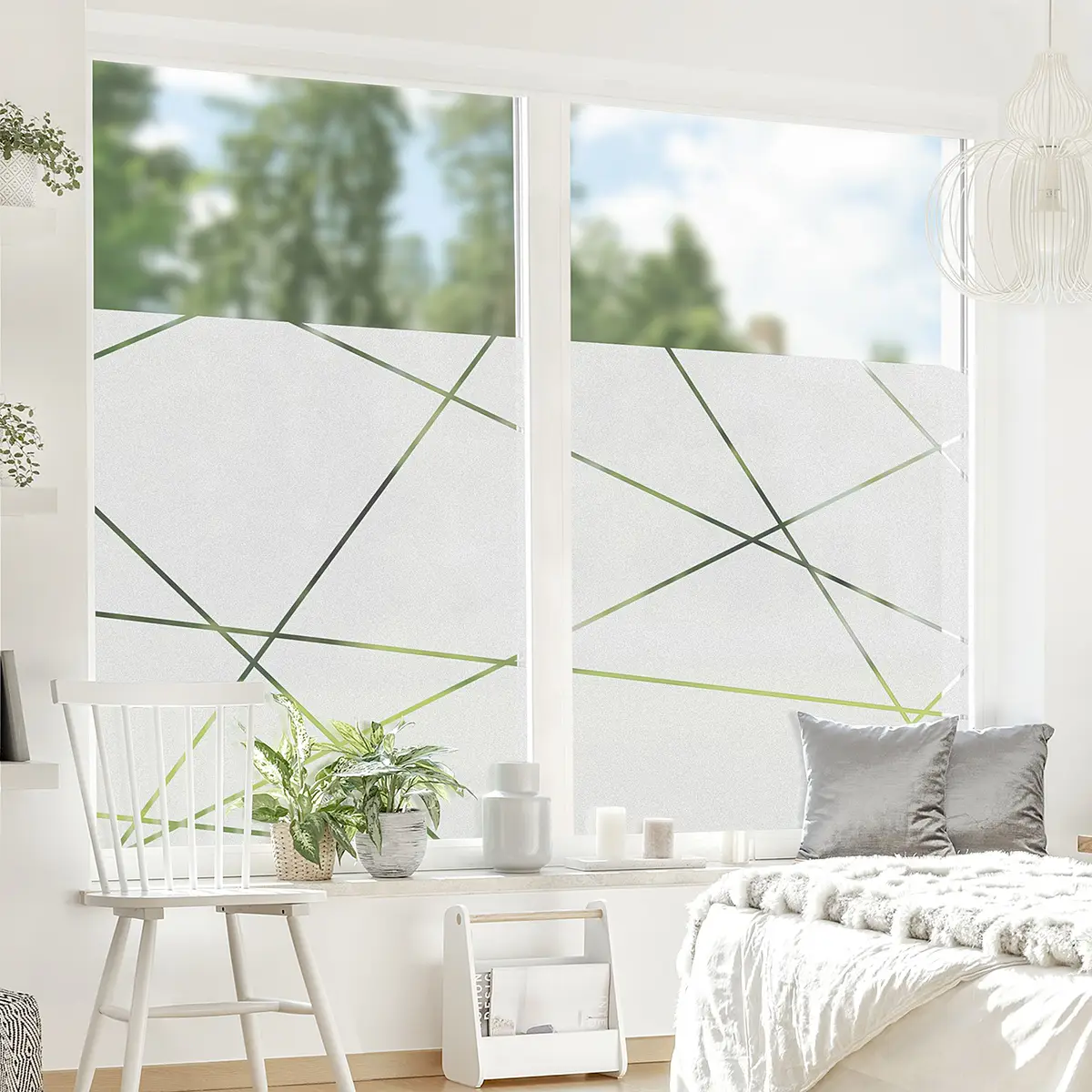 Fensterfolie Gratz | Weiß