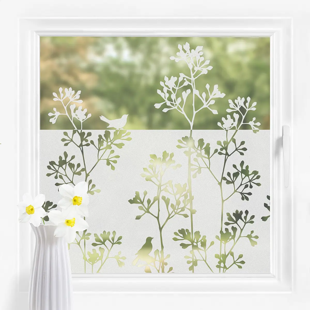 Fensterfolie Leux | Weiß