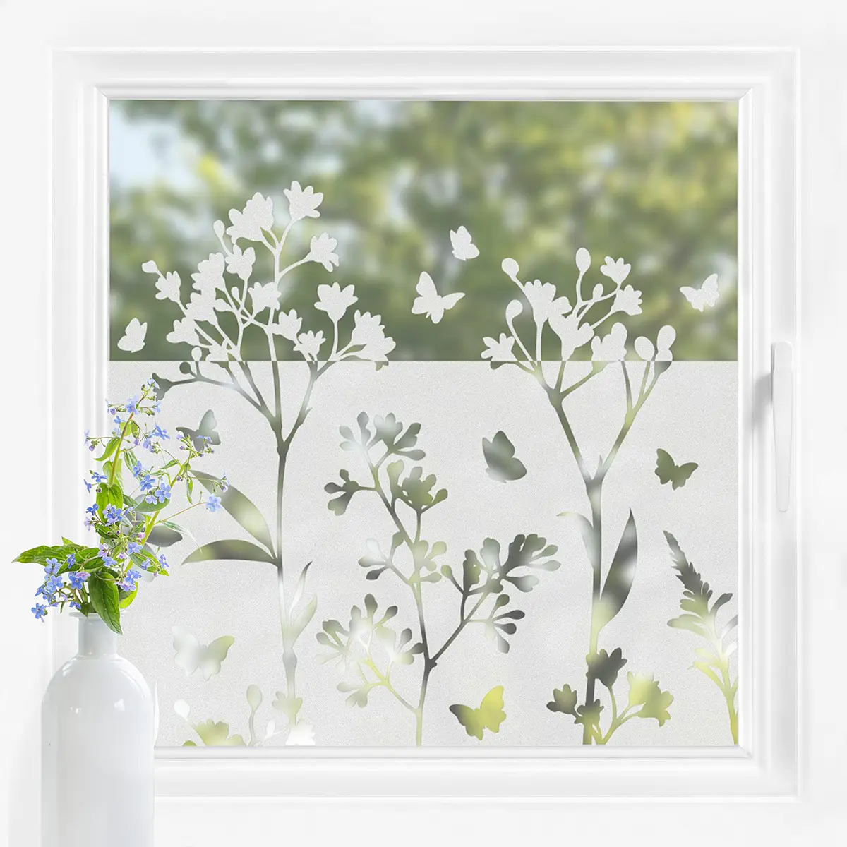 Fensterfolie Lorey | Weiß