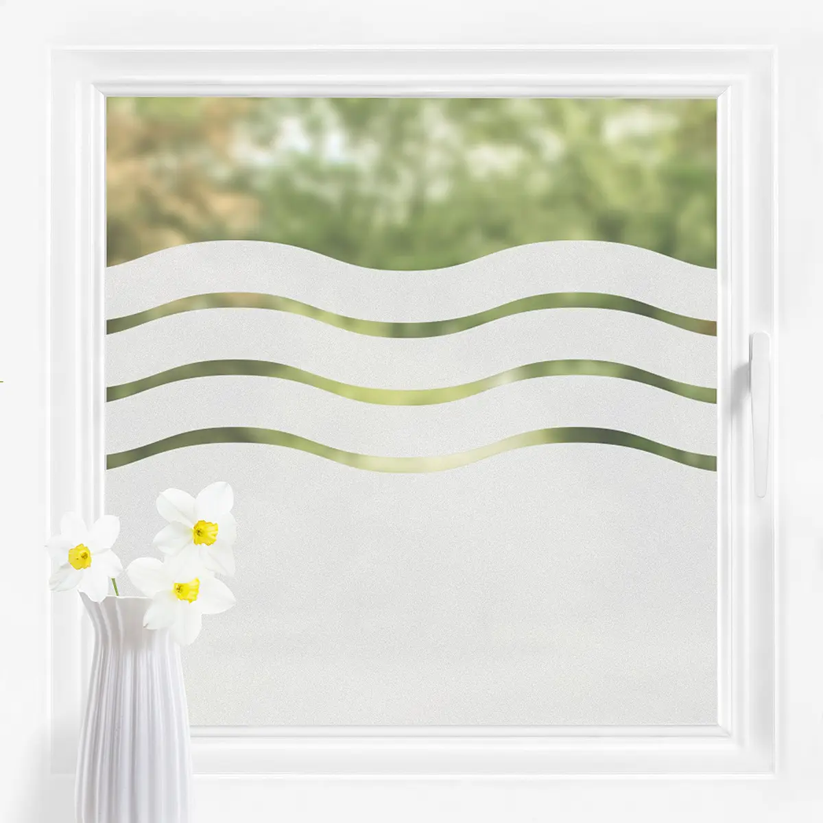 Fensterfolie Elbes | Weiß