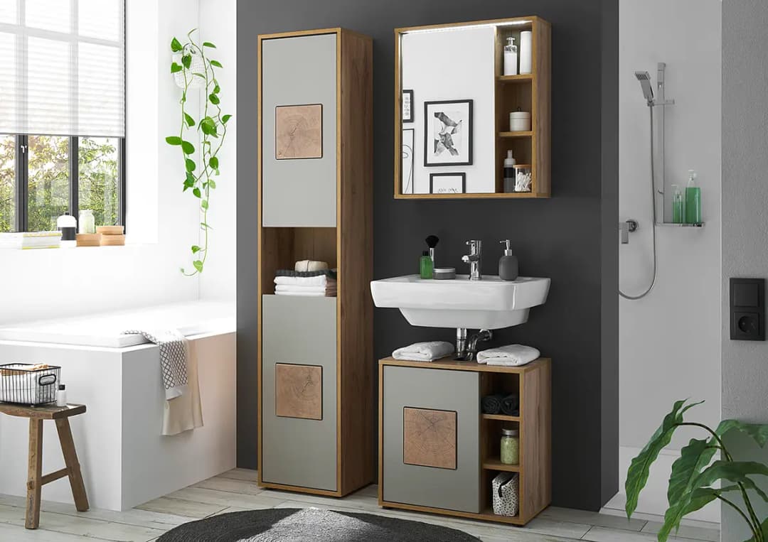 loftscape Hochschrank Astris | Braun