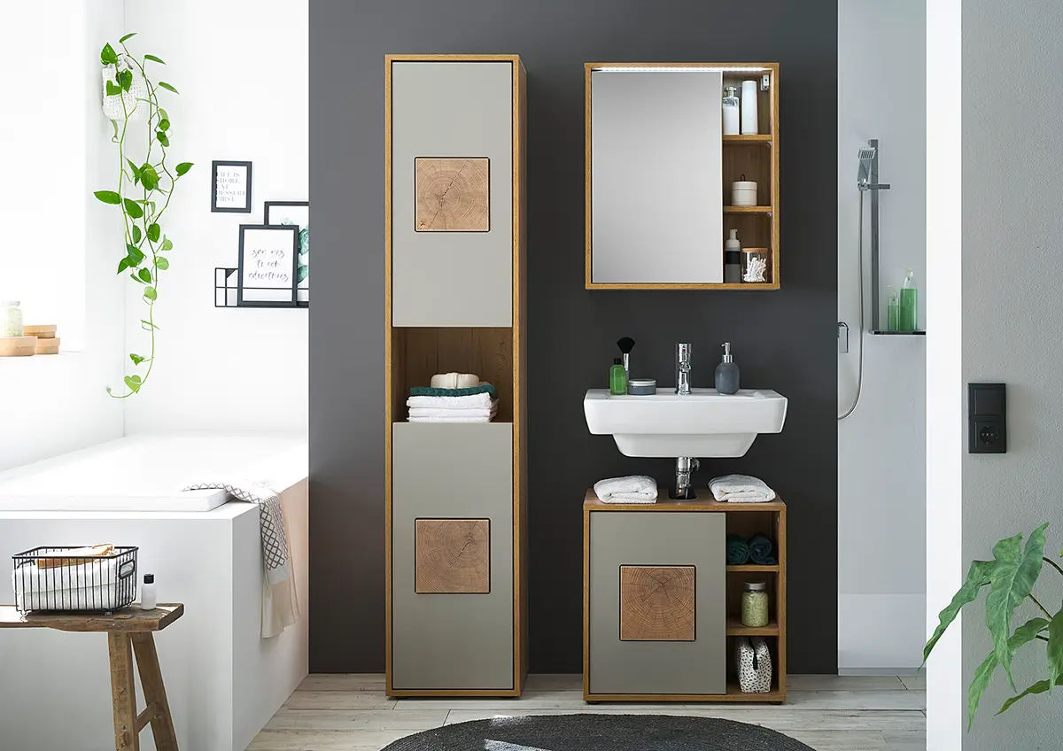 loftscape Hochschrank Astris | Braun