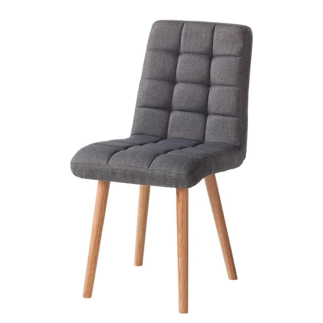 Polsterstuhl Doskie I 2er Set | Grau