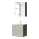 Badezimmerset MYBA XII 2-teilig 60cm Grün/Beigegrün | Beige