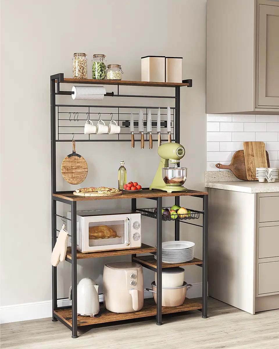 Küchenregal Leesville | Braun