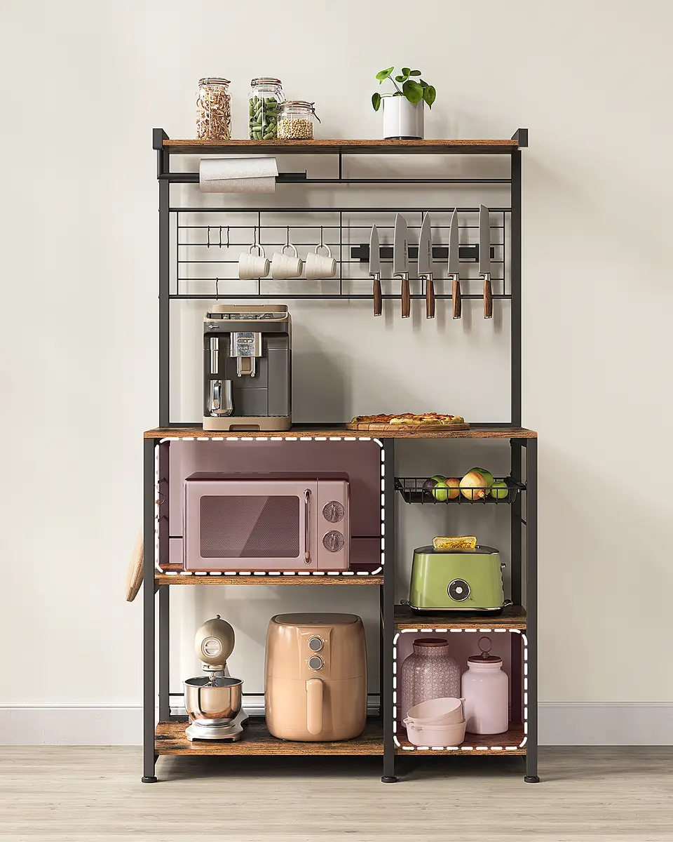 Küchenregal Leesville | Braun