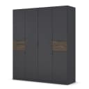 rauch Blue Drehtürenschrank Ticao | Grau
