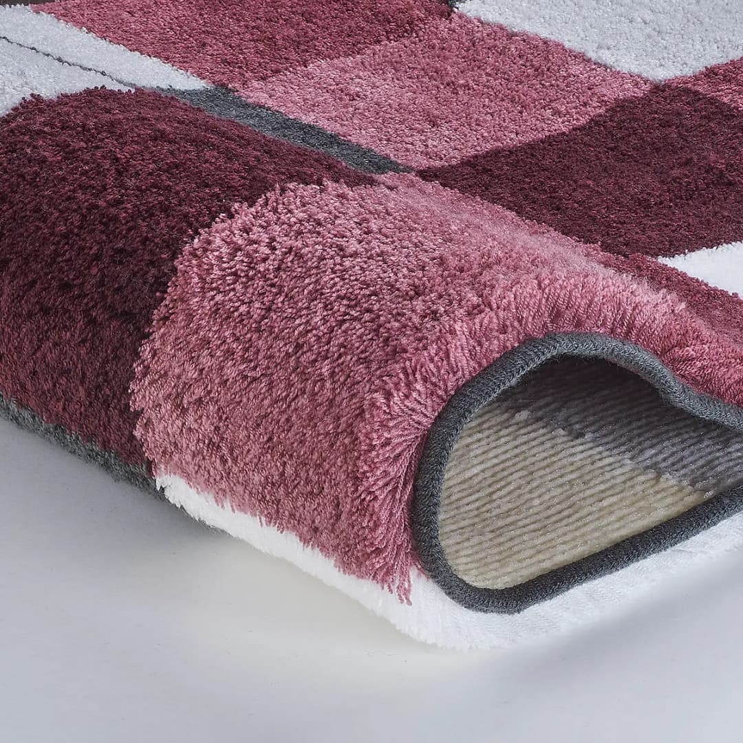 Kleine Wolke Badteppich Caro 55 x 55cm Pink/Altrosa | Rosa