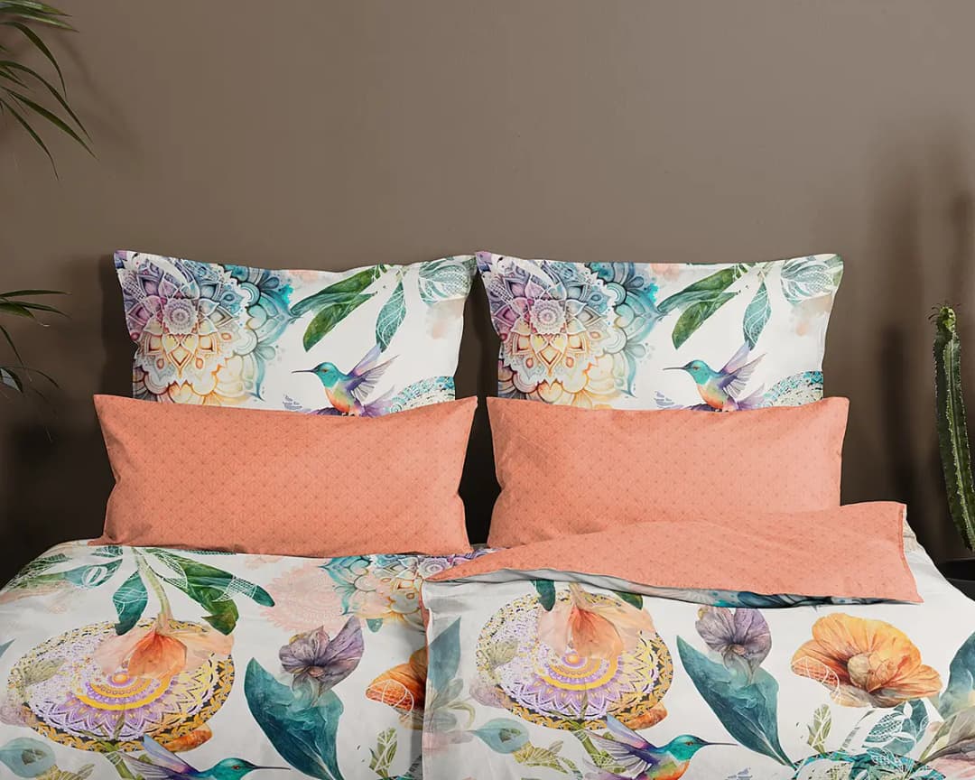 HIP Satin Bettwäsche Bernice | Mehrfarbig